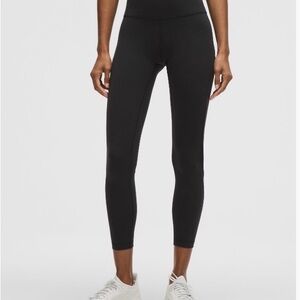 NWOT Lululemon Wunder Train Mesh Panel High-Rise Tight 25" True Navy Size 6